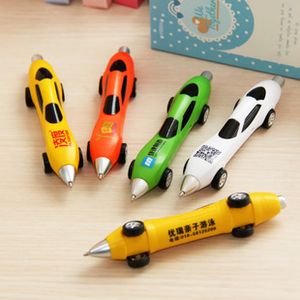 Auto Shape Ballpoint Pens Ball Point Pennt Penne Penne Creative Stationery Studenti regali per bambini Supporto Logo di stampa personalizzato