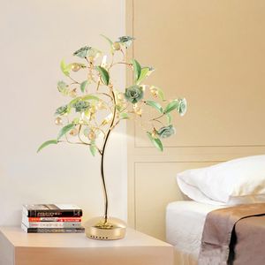 Modern basit oturma odası sehpa lambası dekorasyon yaratıcı hediye ışıkları kristal masa lambaları Avrupa tarzı severler yatak odası