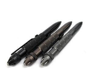 Wielofunkcyjny długopis taktyczny dla samozadowolonych szklanych łamacza Surdal Outdoors Narzędzia lotnicze Aluminium Anti-Skid Portable Długopisy dla Camping Travel