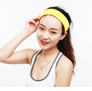 Soft Handduk Headbands Gym Hårband för Basket Tennis Volleyboll Badminton Sweatband Outdoor Yoga Fitness Head Bands