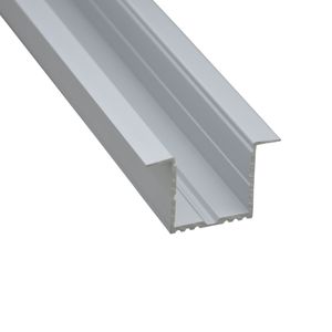 10 x 1 m Sätze/Los T-förmiges LED-Streifenprofil aus Aluminium und großes LED-Aluminiumprofil für Decken- oder Wandeinbaubeleuchtung