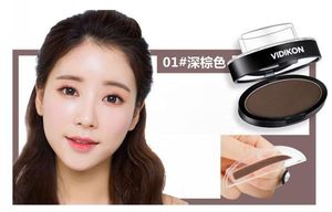 VIDIKON eyebrow powder stamper eyebrow 5.5g 1# dark gray,2# light brown,3# light brown 50 pcs/lot DHL free