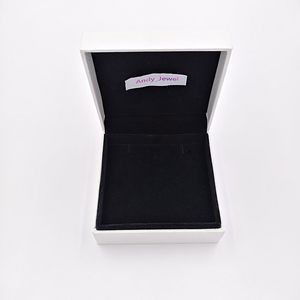 Authentische Papierbox-Verpackung für Schmuck im Pandora-Stil, Charms, Perlen, Armbänder, Armreifen, Display-Geschenkpakete