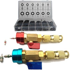 R134a A/C Valve Core Remover Installer No Gas Loss With O-rings Assortment Set