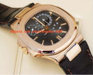 Мода роскошные наручные часы Новый кварц N @ UTILUS 5712R-001 Mint Complete Mens Смотреть мужские часы высшего качества
