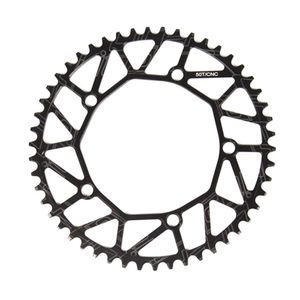 Catazer ضيق على نطاق واسع الجوف خفيفة 130 BCD 50T 52T 54T 56T 58T Chainring BMX دراجة قابلة للطي دراجة سلسلة عجلة دراجة Crankset