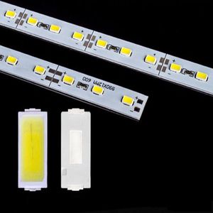 DHL Fedex 50m lotto led striscia rigida luce led barra luminosa SMD5630 DC12V 1m 72leds + slot in alluminio canale U senza copertura luce vetrina