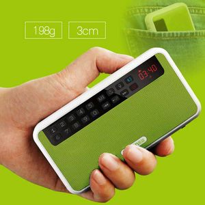 Newest Wholesale-rolton E500 Mini Speaker Box, Support Bluetooth Phone Call/tf Card/mp3/fm Radio/earphones/led Light/record Sounds