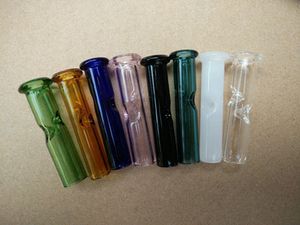 Rich Color Glass Tobacco Dry herb cypress phuncky feel tips cigarette filters Length: 45 mm Diameter:10mm thickness:1.5