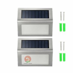 Solar Lights LED Lamps solar lights for garden IP44 2 Leds Outdoor Wall lightImported single crystal silicon solar panel cheap but reliable