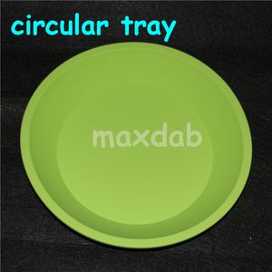 Bandejas de silicone circular prato profundo caixas redondas panela 8 