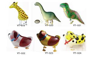 Dinozor Folyo Balon Hayvan balon Maymun Aslan Zebra Zürafa Doğum Günü Partisi Dekoru Yürüyüş Pet Araba Helyum Balonları çocuk oyuncak parti dekoru