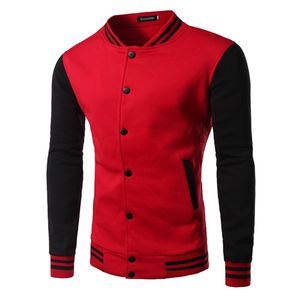 Partihandel-män/kvinnor hoody tröja våren casual smala fit hoodies mens spårdräkt färgglada baseball tröjor outwear tröjor 14qt25