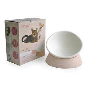 The new Japanese any angle tilt non - slip pet bowl flat face cat bowl of pet supplies
