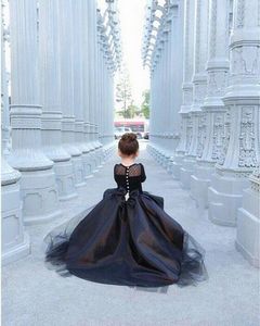 女の子のためのブラックハイローページェントドレス