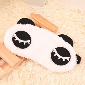 Cute Panda Sleeping Face Eye Mask Blindfold Shade Traveling Sleep Eye Aid