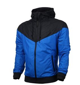 Autunno-caldo! Cappotto da uomo sottile primavera / autunno, giacca a vento sportiva da uomo e da donna Cappotti Esplosione Modelli neri Coppia Windrunner