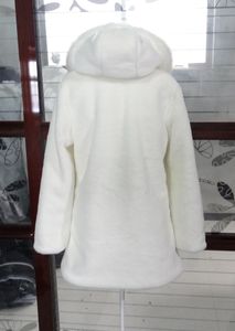 Мода искусственное меховое пальто Женщины девочки с длинным рукавом Пушистый искусственный мехо