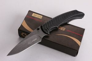 Colombia SR529D cuchillo plegable táctico lavado a la piedra 440C 57HRC acero Camping caza supervivencia cuchillo de bolsillo militar utilidad EDC herramientas