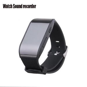 Professional Watch Digital Voice Recorder Wearable Wristband 8GB Voice Recorder with MP3 Sound Dictaphones USB Audio Recorder