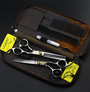 6,0 Zoll Jason Neue Professionelle Friseurscheren Kit JP440C Friseurschere Haarscheren Schneidescheren mit tasche Barber Werkzeuge, LZS0567