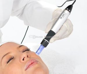 6 Prędkość Derma Pen Electic Auto Micro Igły terapia Dr.Pen Wibrująca Derma Pen Dermastamp 12 Igły Pióro