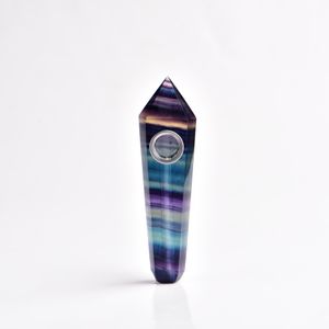 Fctory preço natural arco íris de cristal de quartzo varinha ponto livre fumar cachimbos pedra tabaco para venda