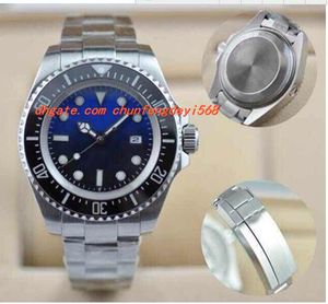 Moda Noel Hediye Mens Watch Kol Otomatik Seramik Bezel Orijinal Toka Safir Cam Paslanmaz Çelik D-BLUE Kalite Sınırlı