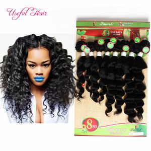 8inch,20inch human hair extenionS peruvian loose wave 250gram deep curly hair Brazilian human braiding hair 8bulks kinky curly for one head