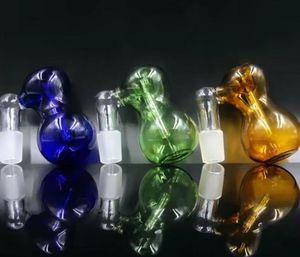 Multi - color concave gourd pot bongs accessories Unique Oil Burner Glass Bongs Pipes Water Pipes Glass Pipe Oil Rigs Smoking with Dropp