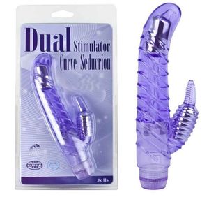 Vibratore multivelocità Jack jerry Dildo G Spot Massaggiatore clitorideo Giocattolo del sesso femminile # T701