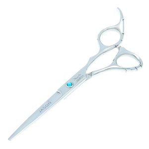 6.0 polegadas Jason 2017 Barber Scissor Tesoura De Corte Barber Salon Ferramenta de Cabeleireiro Tesoura de Aço Inoxidável Afiada Tesouras Do Cabelo JP440C, LZS0306