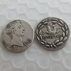 RM (13) Antigo Romano Prata Cistophoric Tetradrachm Moeda do Imperador Augustus - 25 aC Qualidade Agradável Moedas de Varejo / Whole Sale Frete grátis