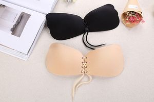New arrival Butterfly Wing Invisible Bra Self Adhesive Silicone Invisible Push-up Bras for Women A B C D Free Shipping