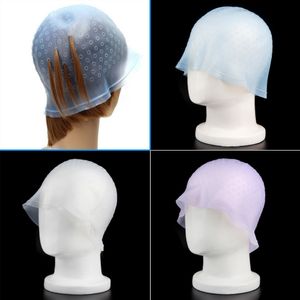 Wholesale tipping hat for sale - Group buy Reusable Hair Colouring Highlighting Dye Cap With Hook Frosting Tipping Color Styling Tools