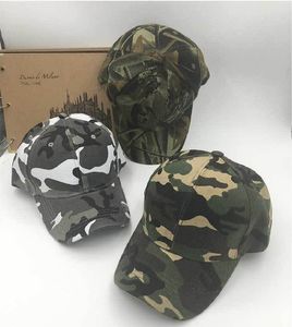 Unisex Camouflage Drukowanie Czapka z daszkiem Zakrzywiona Brim Tata Czapki Mężczyźni Gorras Snapback Kapelusze Kobiety Hip Hop Hat Ochrona przed słońcem