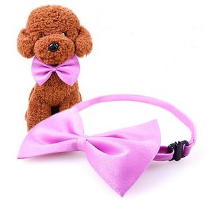 Adjustable pet Cat Dog Puppy Bows tie Necktie Necktie Gift Acccessory Collar butterfly Bow Ties Cat Neckties Dog Grooming Supplier bowknot