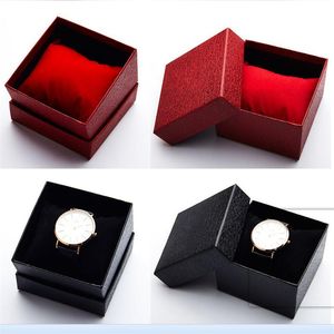 3 색상 시계 상자 종이 쥬얼리 케이스 손목 시계 홀더 디스플레이 저장 상자 주최자 케이스