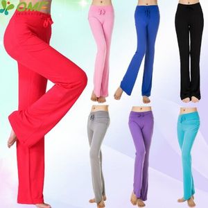 Modal Candy Color Womens Yoga Pants Quick Dry Black Power Flex Leggings Slim Fit High Waist Fitness Gym Dance Trousers Fold Over