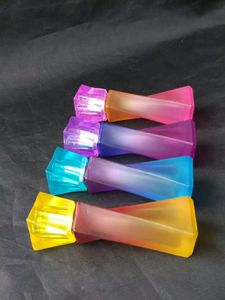 Accessori colorati per bong in vetro narghilè ﾠ, pipe in vetro colorato mini multi-colori Hand Pipes Best Spoon glas