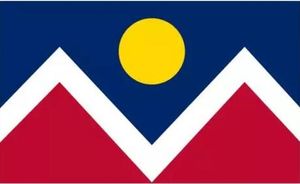 USA-Colorado-Denver-Stadtflagge, 3 Fuß x 5 Fuß, Polyester-Banner, fliegend, 150 x 90 cm, individuelle Flagge für den Außenbereich