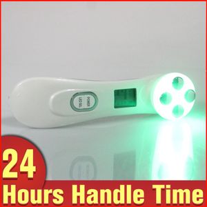 Uso domestico Elettroporazione RF 7 colori LED Ringiovanimento della pelle Dispositivo di bellezza Lifting facciale Antirughe