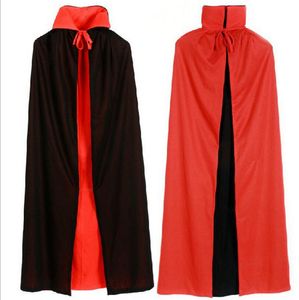 Cadılar Bayramı çocuklar Cosplay pelerinler vampirler pelerin kostüm Kabak Witchs Cloak Vintage siyah Cape Cloaks şeytan pelerin Cape Cosplay Kostümler