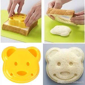 1 PC Cute DIY Bear Mold Mold Toast Chleba Stamp Mold Cutter Tool Kit E00116 Bard