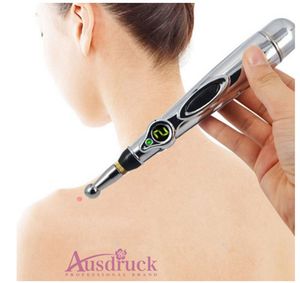 Dispositivo elettronico per l'assistenza sanitaria per il trattamento del dolore con penna per massaggio energetico dei meridiani di agopuntura