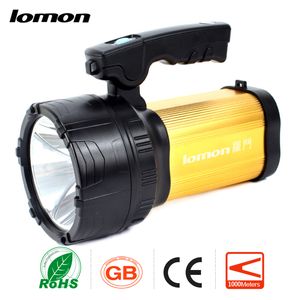 Rechargeable Spotlight XML T6 LED Handle Torch Portable Flashlight Handheld Searchlight + Charger High Power Super Bright Camping Light Hot