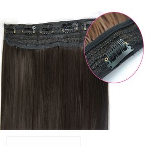 ELIBESS HAIR - One piece clip in hair extensions 100g/pcs #613 #60 #2 #1 #1b #4 #27 14''-28'' hair straight wave