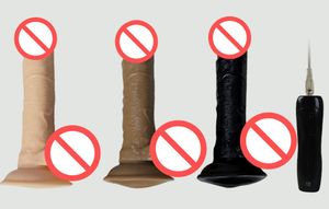 Vibrerande dildo realistisk dildo vibratormassagerare med sugkopp vibrera penis dildos kvinnlig vuxen sex leksak gratis av dhl