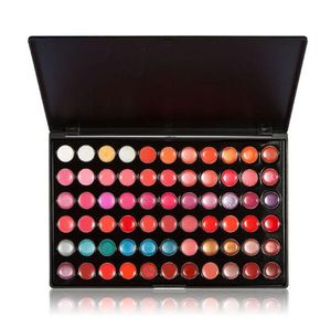 Professionell 66 Color Lip Gloss Matte Flytande läppstift Vattentät Lipgloss Makeup Palette Långvarig Fuktgivande Sexiga Kvinnor