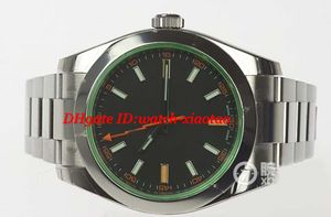 Высокое качество роскошные часы 40 мм номер модели / Ref.116400 механический Браслет из нержавеющей стали автоматический модный бренд мужские часы Наручные часы
